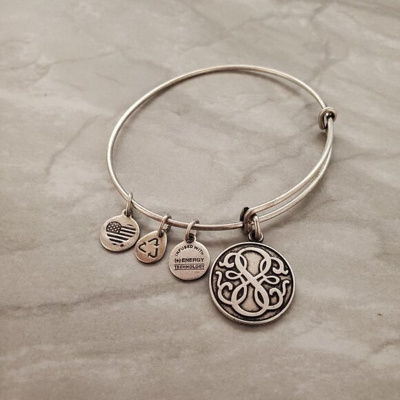💖 Alex and Ani Silver Path of Life Expandable Charm Bracelet 💖 - Picture 1 of 3
